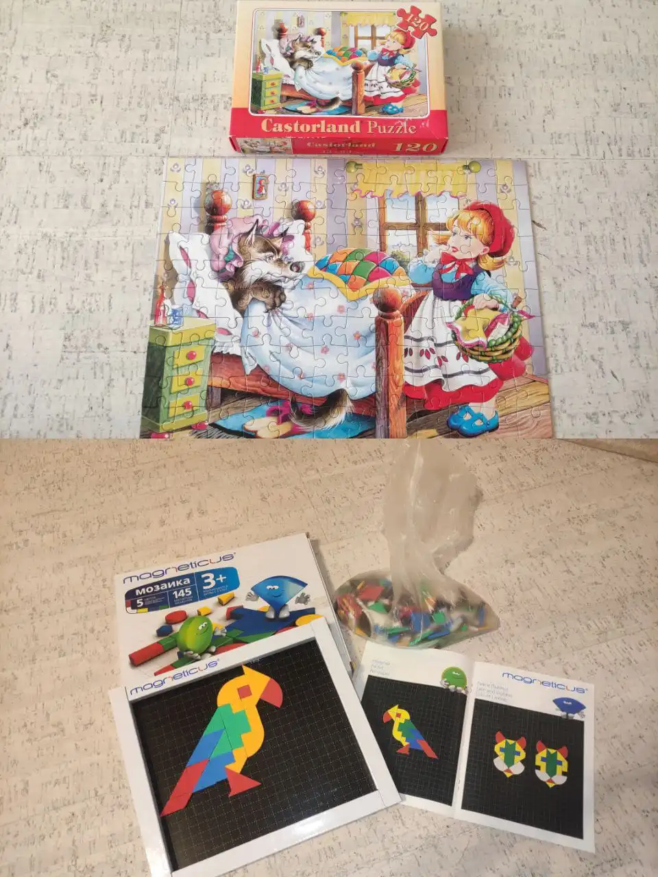 Пазлы, магнитная мозаика и наборы для браслетов - Настольные игры и пазлы (Хобби и отдых) в Неизвестно