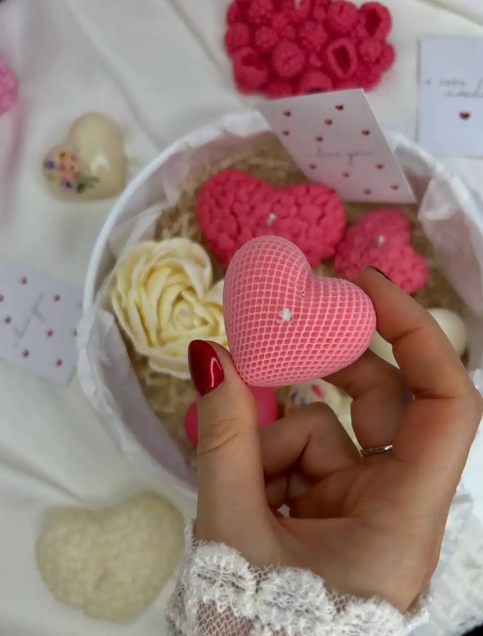 Подарочный набор свечей ко Дню влюбленных - Подарки (Хобби и отдых) в Бутово