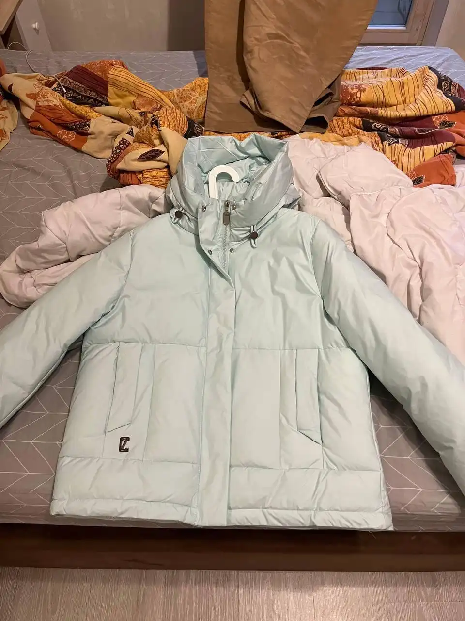 Куртка осенне-зимняя бирюзовая - Верхняя одежда (Одежда) в Новые Ватутинки