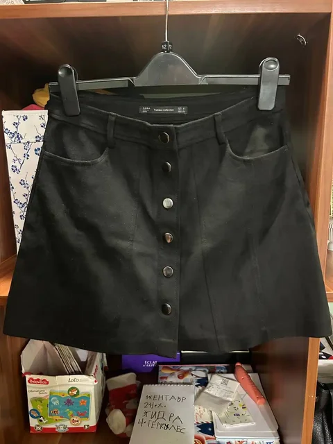 Замшевая юбка ZARA размер М - Женская одежда в Подольск