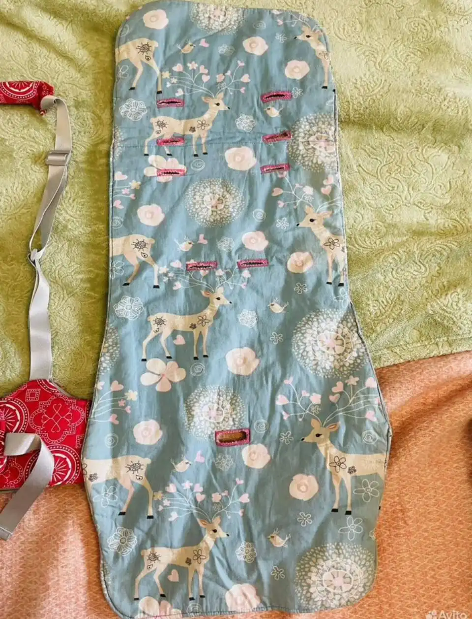 Вкладыш накладка для колясок или в авто кресло, хлопок - Товары для детей в Бутово