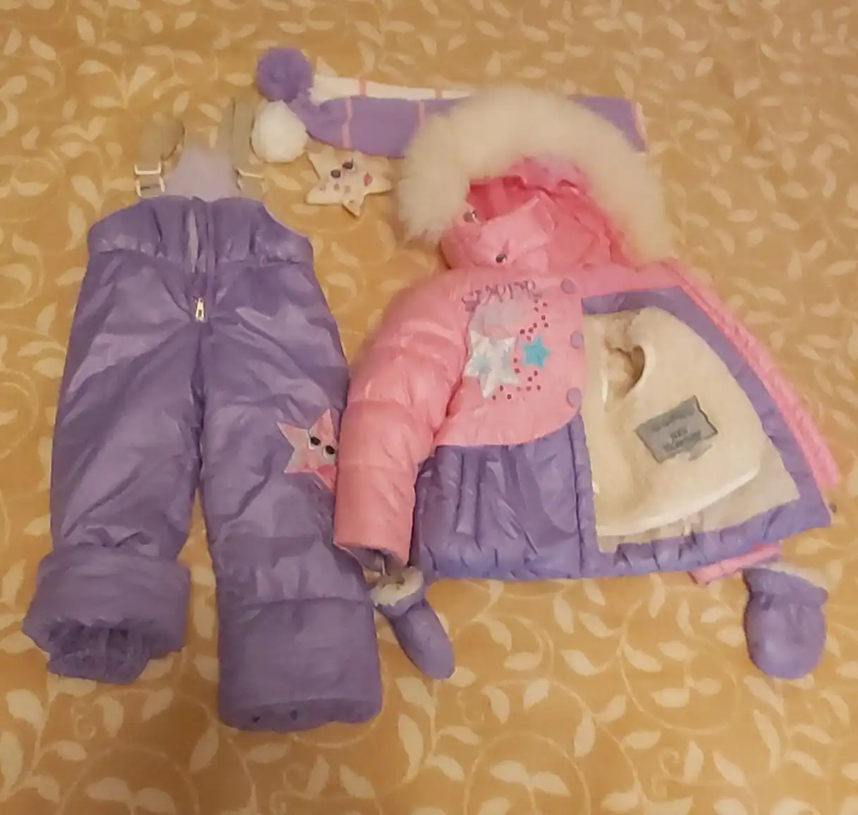 Комбинезон зимний с подстёжкой размер 76-98 - Одежда детская (Товары для детей) в Дрожжино