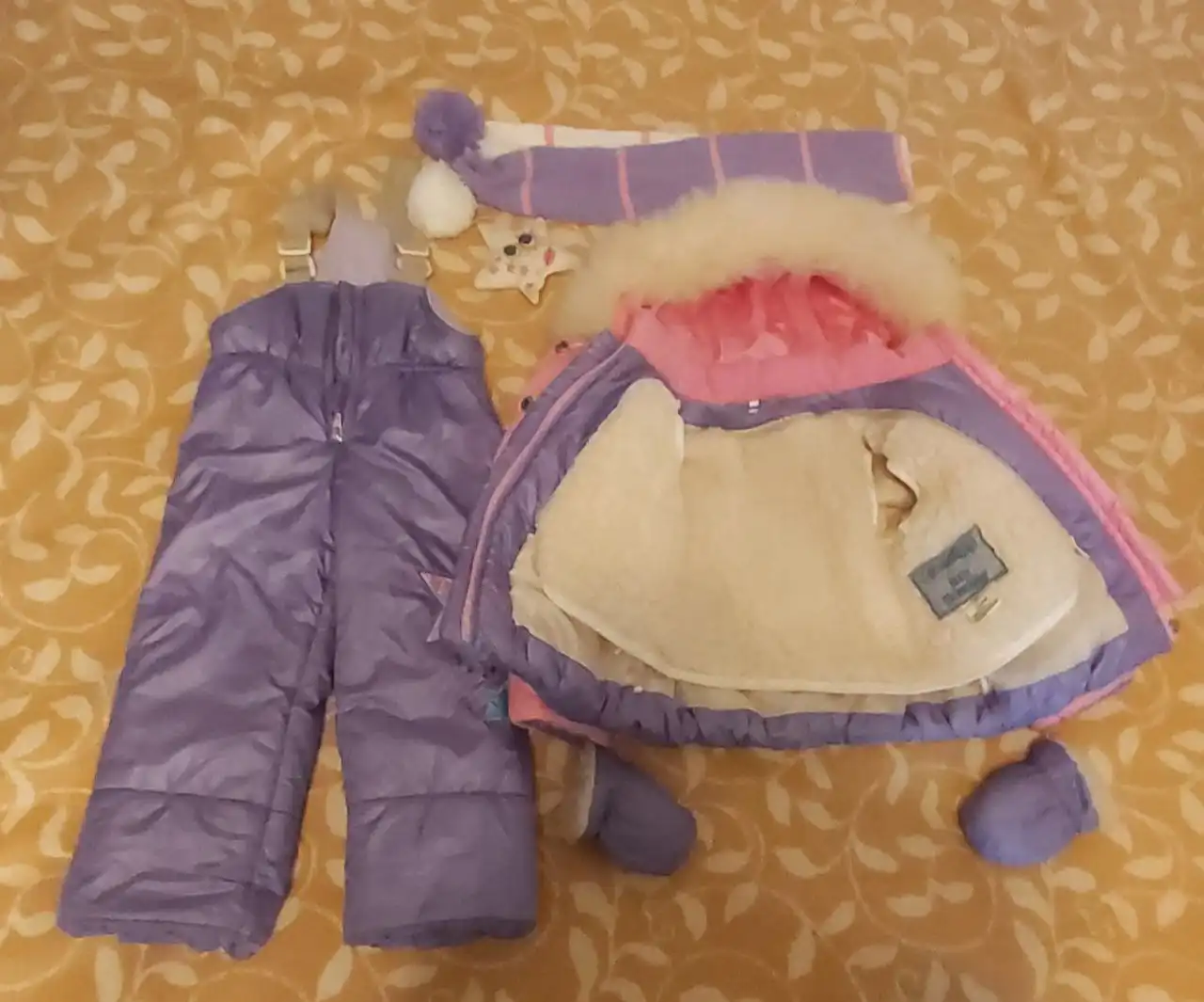 Комбинезон зимний с подстёжкой размер 76-98 - Одежда детская (Товары для детей) в Дрожжино