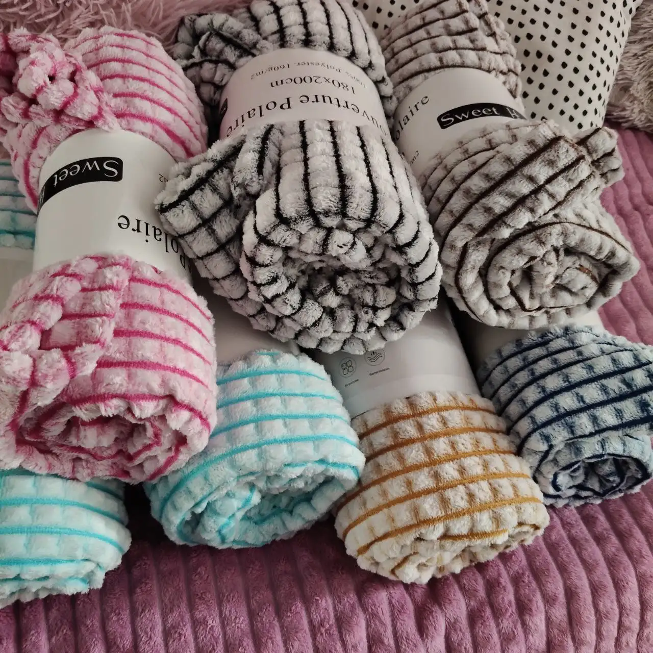 Пледы 1,5 спальные 180/200 - Текстиль (Для дома и дачи) в Подольск