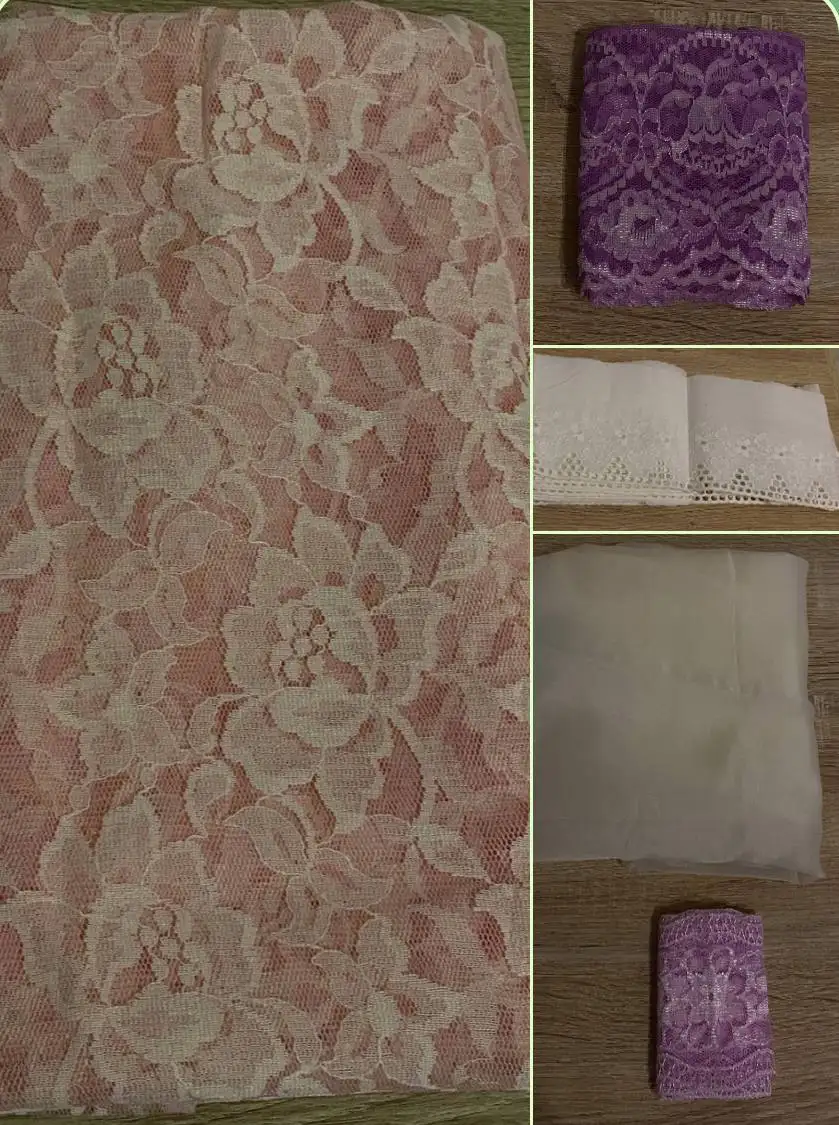 Материалы для шитья и творчества: гипюр, кружево, хлопок - Творчество и рукоделие (Хобби и отдых) в Бутово