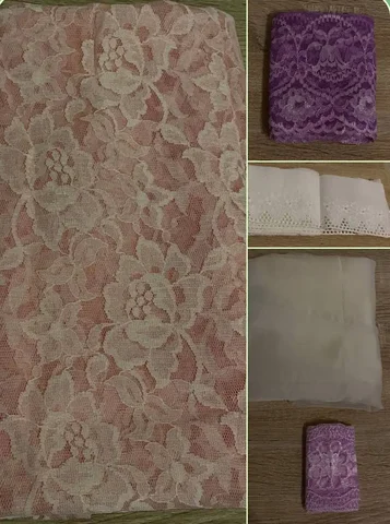Материалы для шитья и творчества: гипюр, кружево, хлопок - частное объявление в Бутово