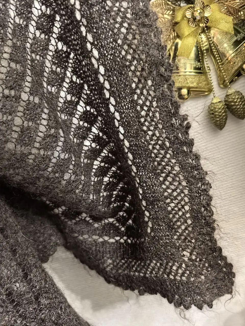 Большой пуховый платок винтаж - Аксессуары (Одежда) в Бутово