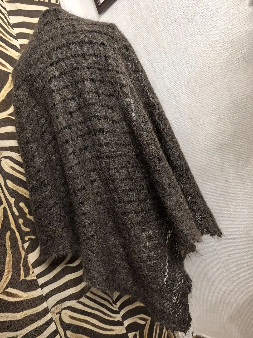 Большой пуховый платок винтаж - Аксессуары (Одежда) в Бутово