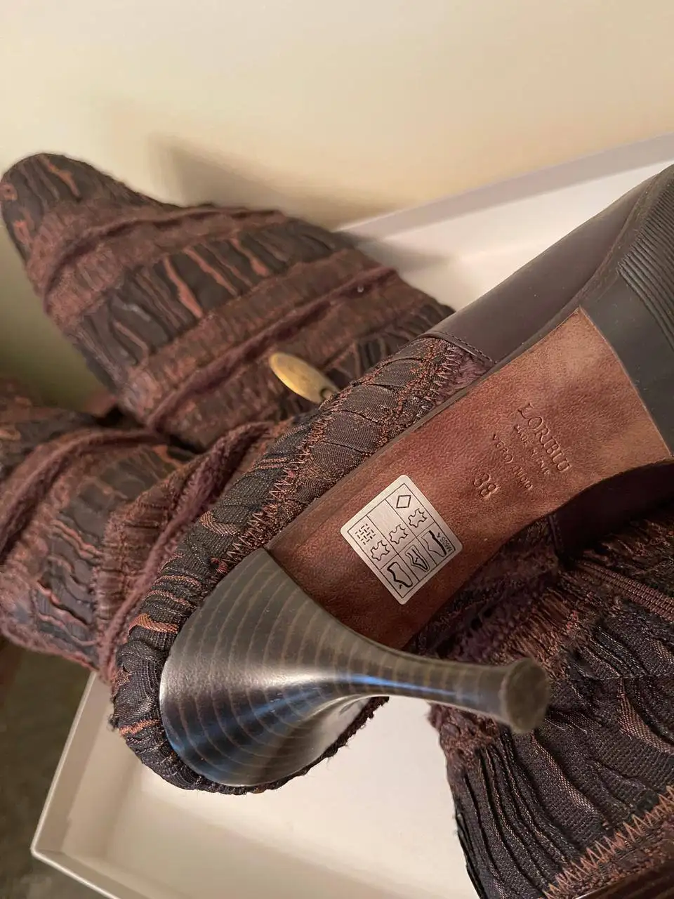 Элегантные демисезонные сапоги LORIBLU размер 38 - частное объявление в Москва