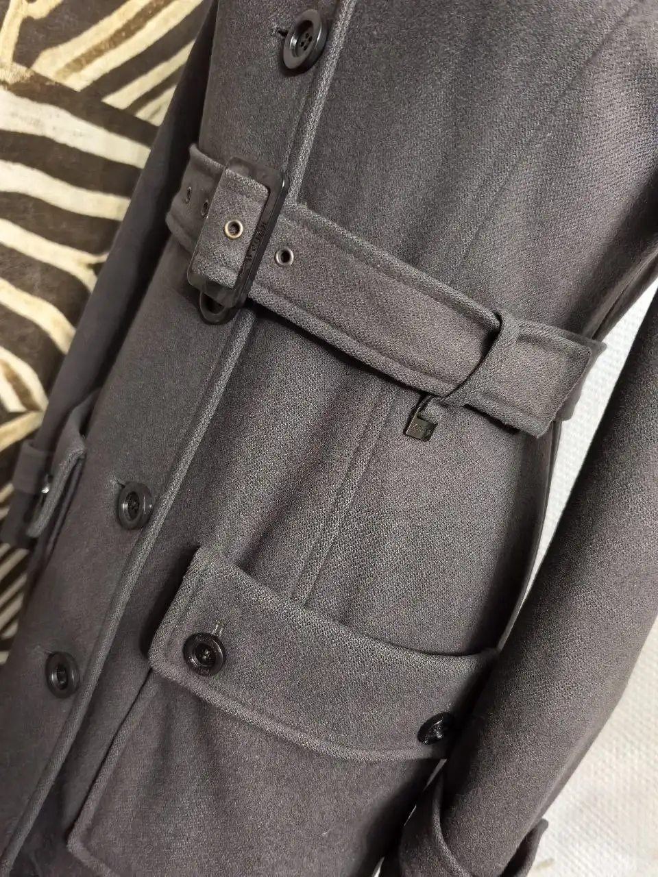 Пальто в стиле милитари 42-44 - Верхняя одежда (Одежда) в Москва