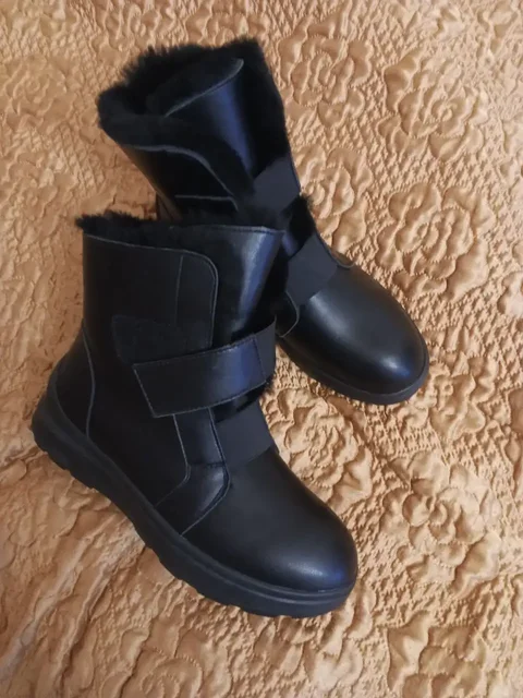 Ботинки новые натуральная кожа и мех размер 40 - Детская обувь в Подольск