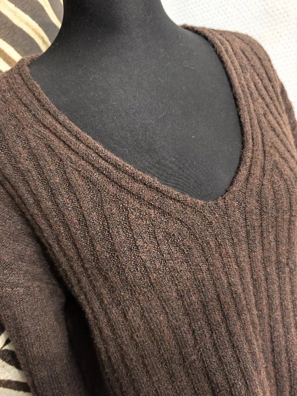 Пуловер оверсайз с буклированной пряжей - Пуловеры/свитера (Одежда) в Бутово