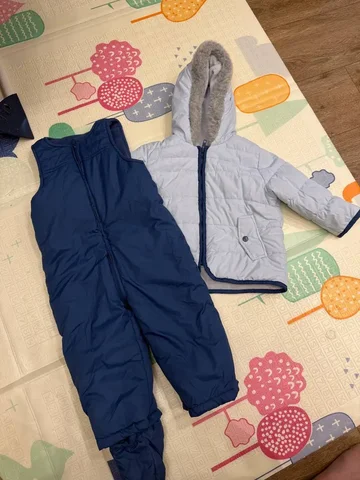 Костюм светло-голубого цвета 86 размера - Джинсы и штаны в Бутово