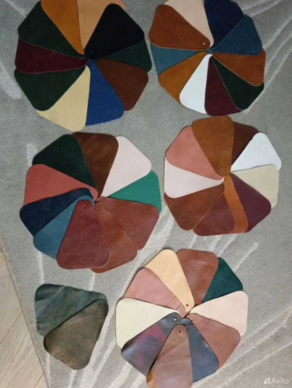 Пакет образцов натуральной кожи для творчества - Творчество и рукоделие (Хобби и отдых) в Московский