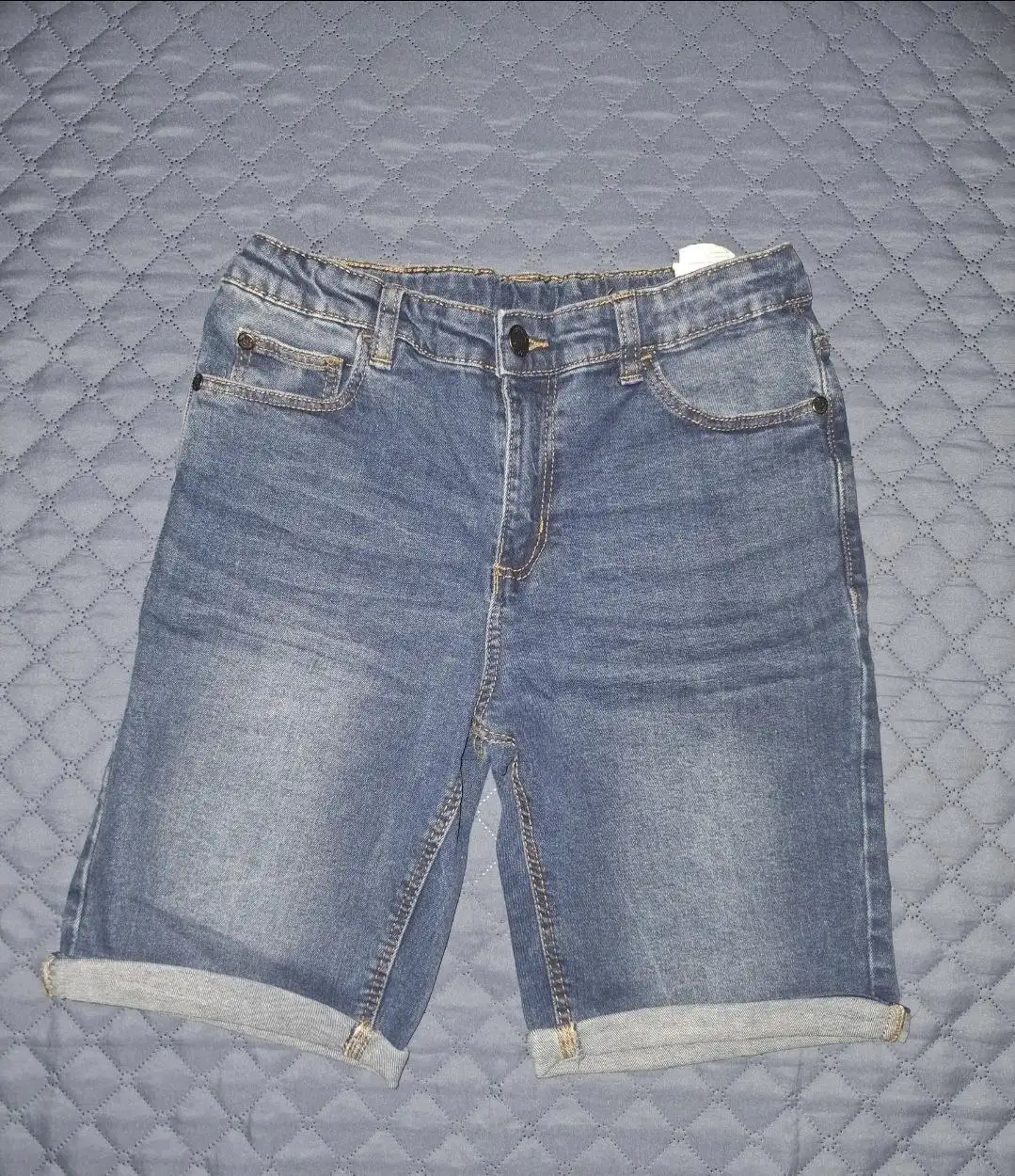 Джинсовые шорты мальчику Futurino размер 152 - Одежда (Товары для детей) в Подольск