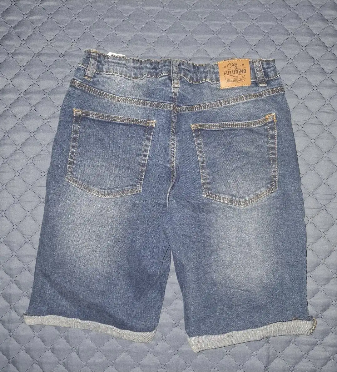 Джинсовые шорты мальчику Futurino размер 152 - Одежда (Товары для детей) в Подольск