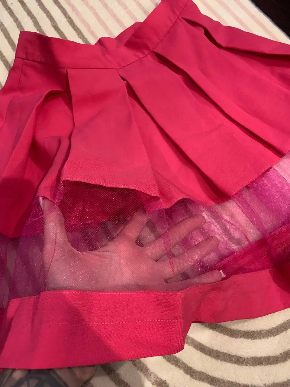 Юбка размер S яркая фуксия - Одежда в Подольск