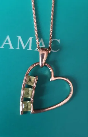 Золотая подвеска 585 пробы с хризолитами без цепочки - частное объявление в Подольск