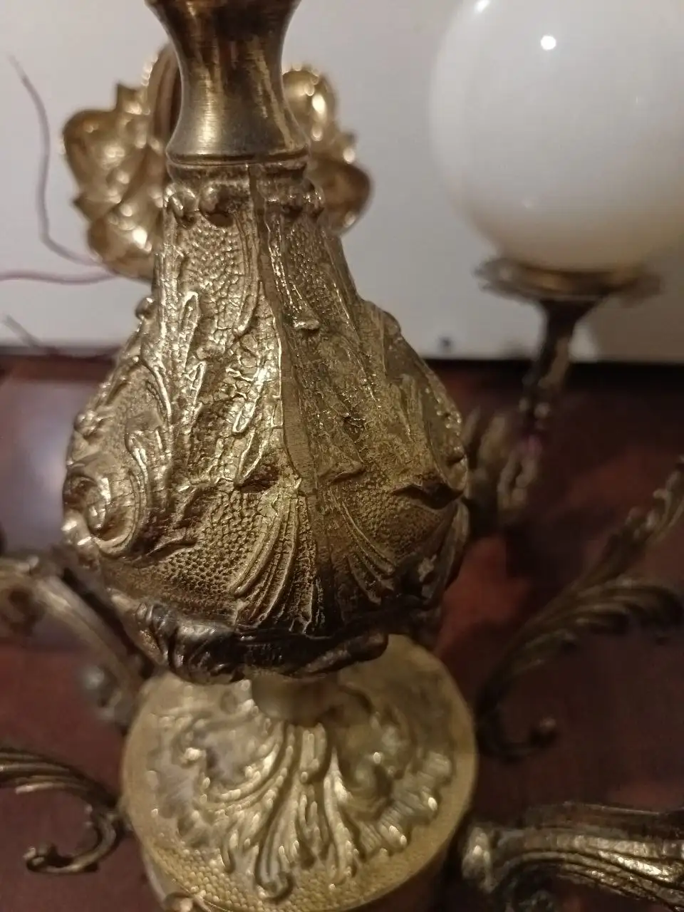 Бронзовая люстра четырёхрожковая - Освещение (Для дома и дачи) в Подольск