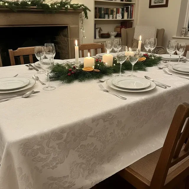 Льняная белоснежная скатерть СССР 151х166 - Садовая техника в Москва