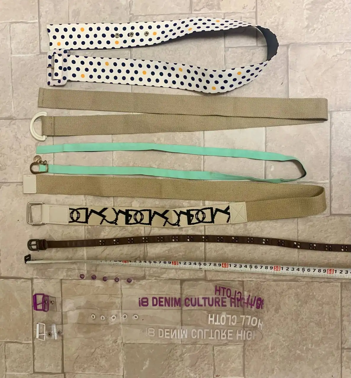 Ремни в горошек для узкой талии - Ремни (Одежда) в Москва