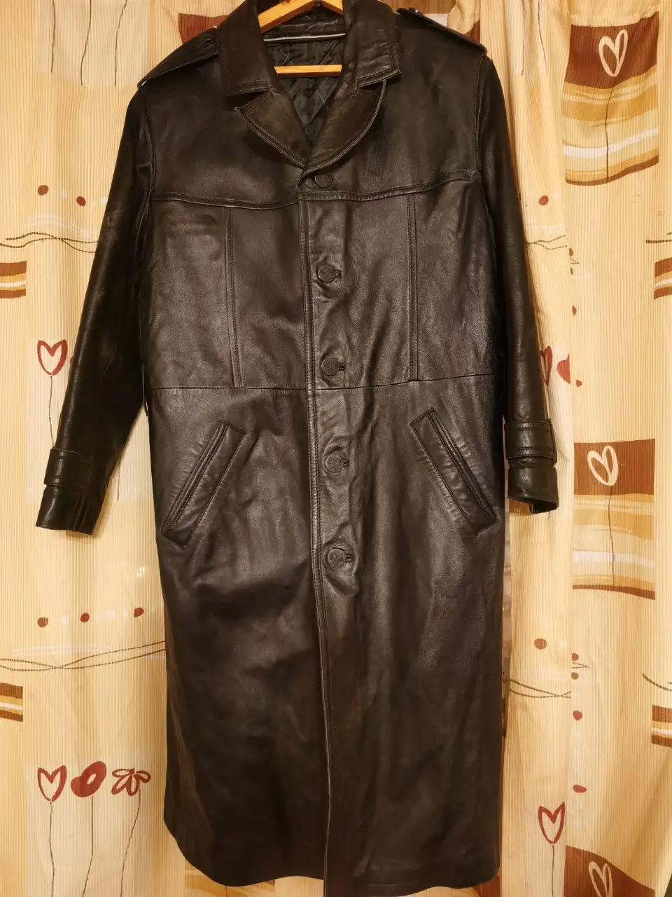 Плащ мужской из натуральной кожи - Верхняя одежда (Одежда) в Подольск