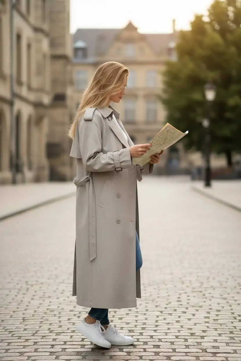 Женский плащ оверсайз 48-54 как новый - Верхняя одежда (Одежда) в Москва