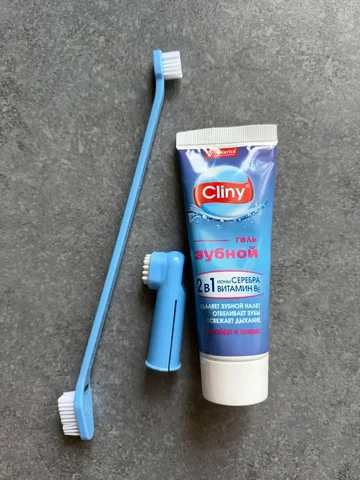 Комплект для чистки зубов животных Cliny - Аксессуары для животных в Московский