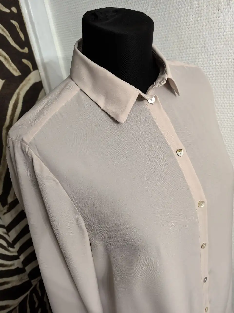 Блузка пудровая BENETTON 46-48 - Женская одежда (Одежда) в Неизвестно