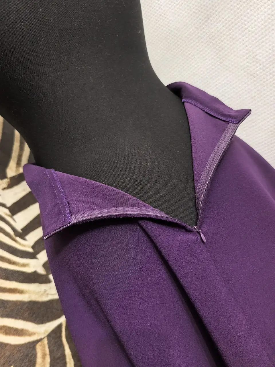 Юбка колокольчик 44 размера черничного цвета - Женская одежда (Одежда) в Сходненская