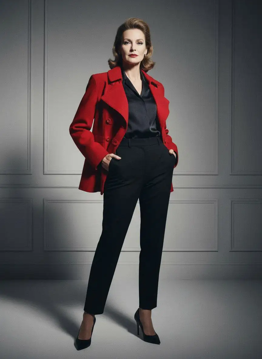 Женское пальто красное 46-48 - Верхняя одежда (Одежда) в Сходненская