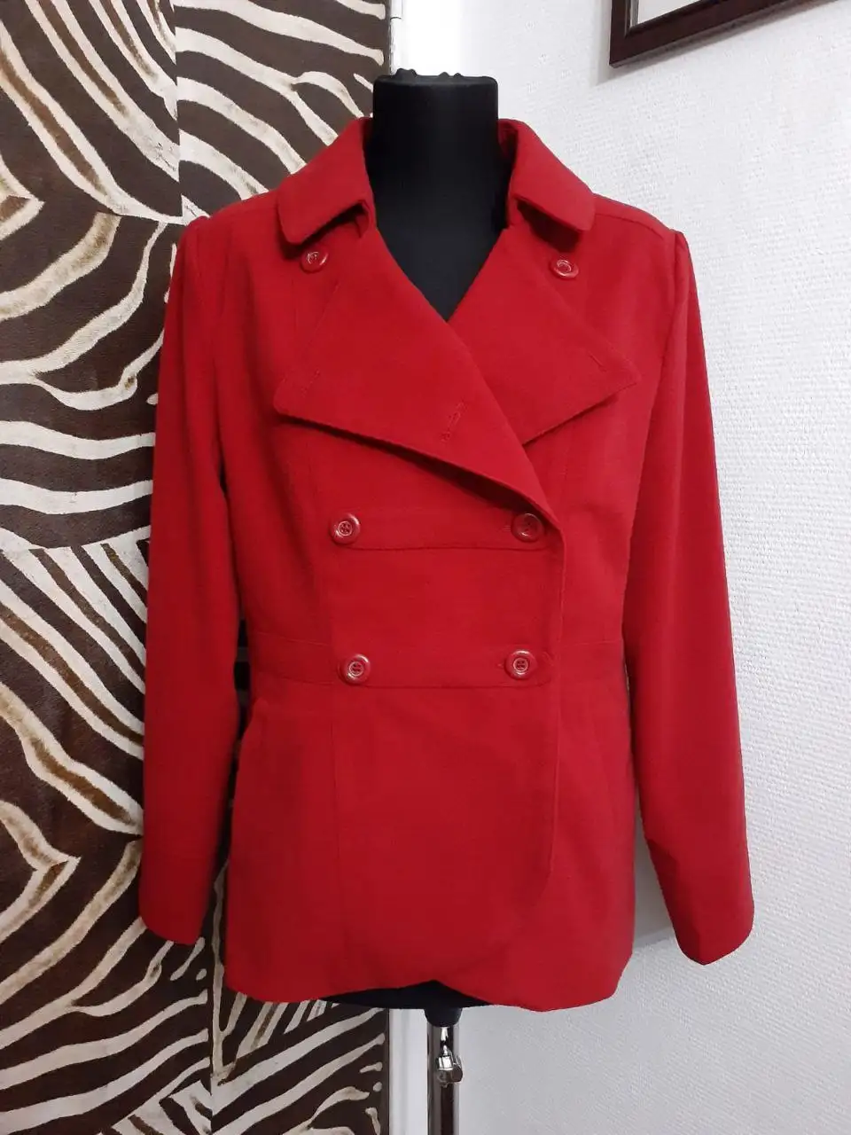Женское пальто красное 46-48 - Верхняя одежда (Одежда) в Сходненская