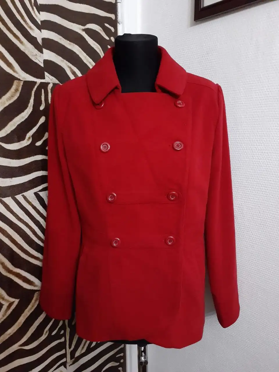 Женское пальто красное 46-48 - Верхняя одежда (Одежда) в Сходненская