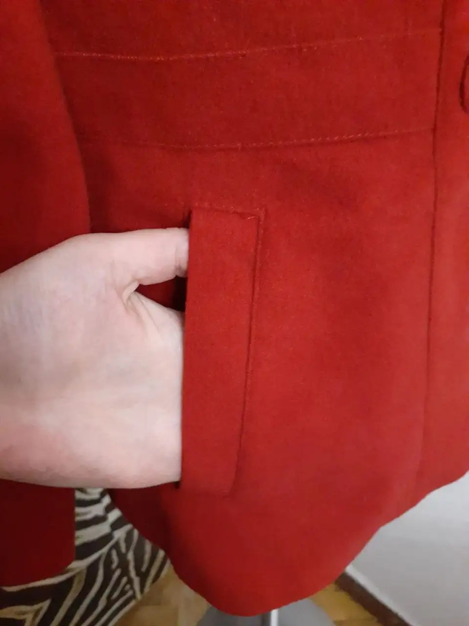 Женское пальто красное 46-48 - Верхняя одежда (Одежда) в Сходненская