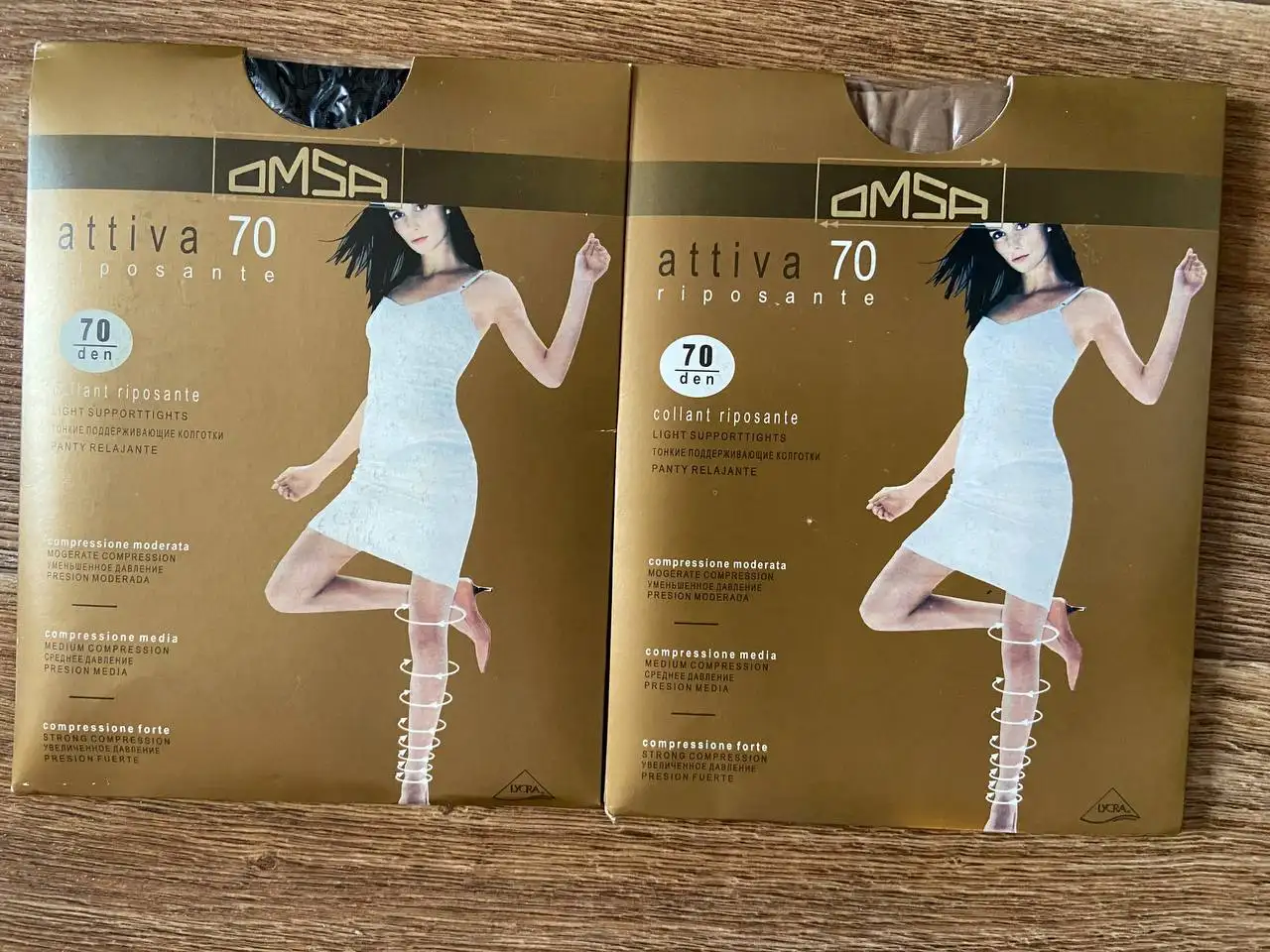 Колготки Omsa черные и телесные - Нижнее белье (Одежда) в Подольск