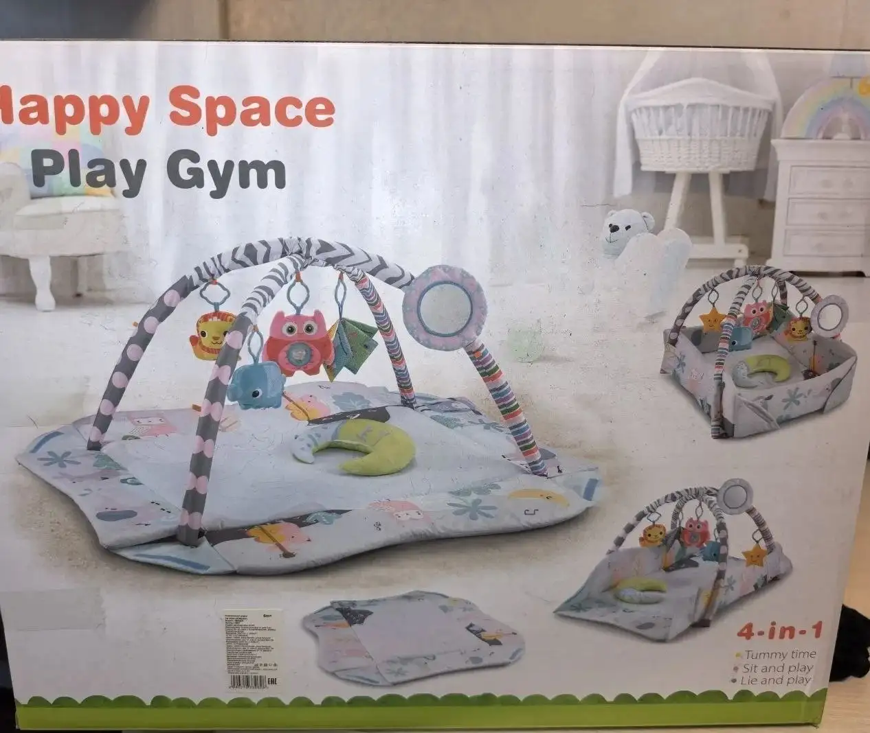 Детский игровой коврик с игрушками и кокон для новорожденных - Игровые коврики и коконы (Товары для детей) в Бутово