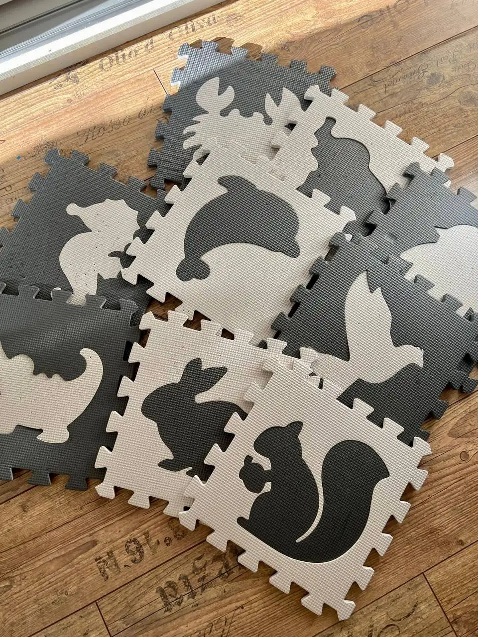 Коврик пазл с вынимаемыми центральными деталями - Товары для детей (Барахолка) в Москва