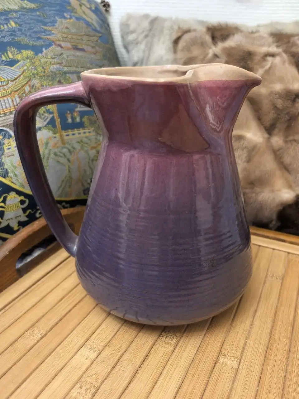 Кувшин 'Лаванда' майолика Германия - Антиквариат (Барахолка) в Бутово