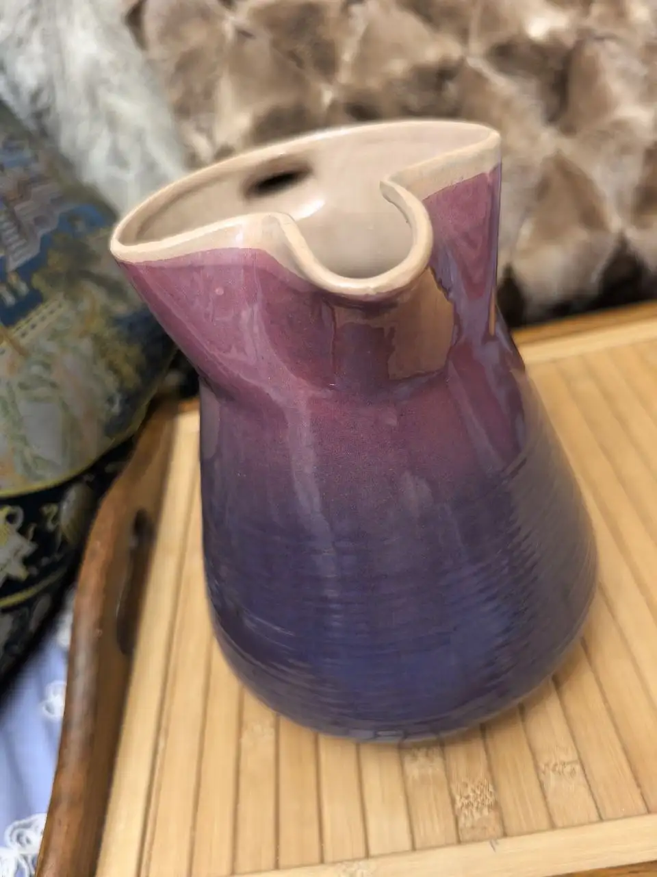 Кувшин 'Лаванда' майолика Германия - Антиквариат (Барахолка) в Бутово