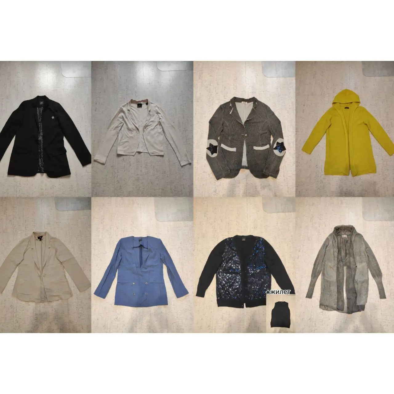 Женская одежда б/у: платья, пиджаки, жакеты, кардиганы, жилеты - Женская одежда (Одежда) в Бутово