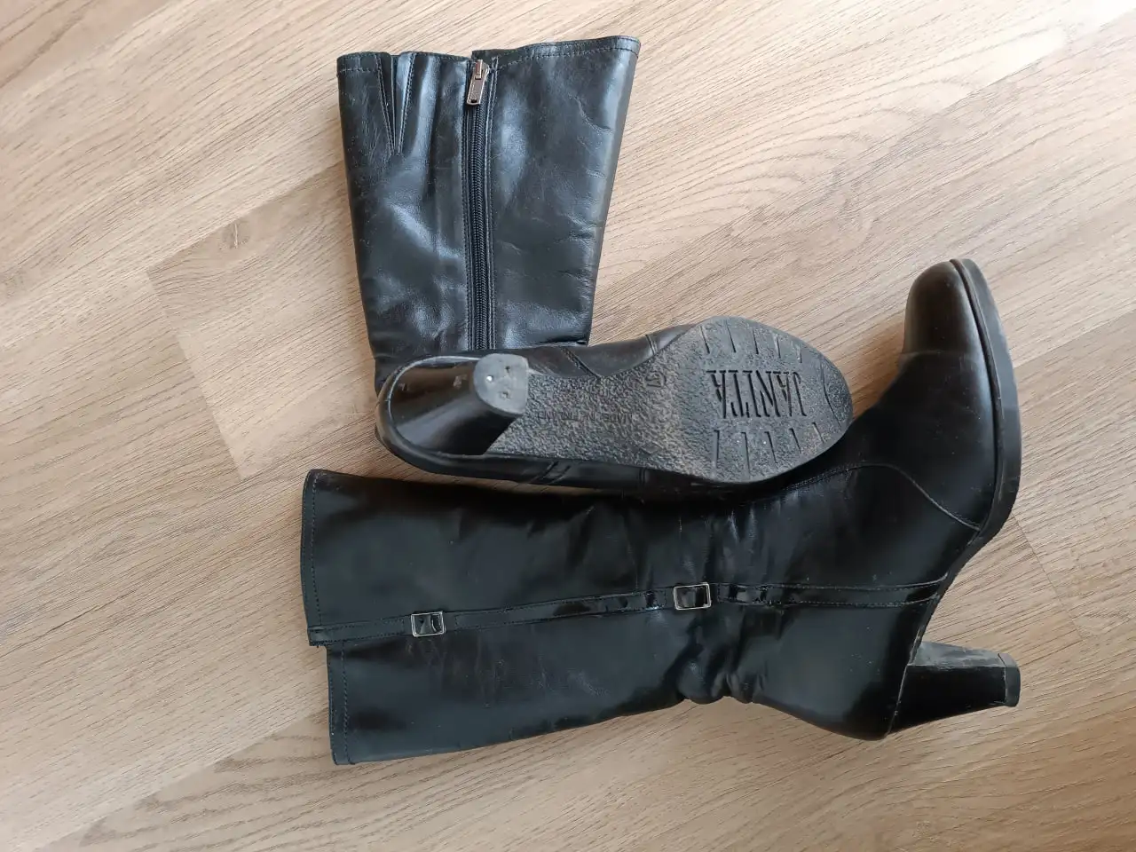 Зимние сапоги Janita, натуральная кожа и мех, размер 37 - Обувь (Одежда) в Бутово