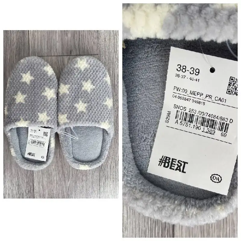 Женские тапочки C&A новые с биркой размер 38-39 - Обувь (Одежда) в Подольск