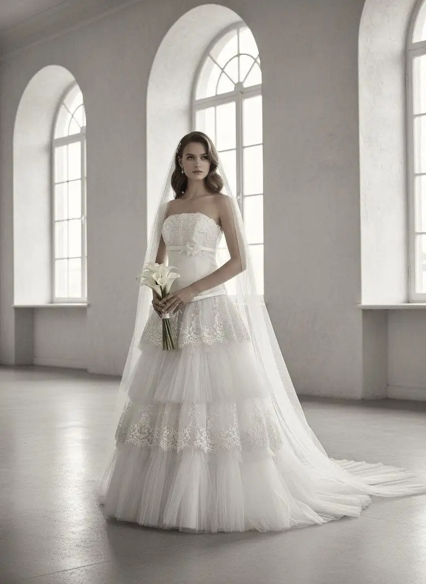 Свадебное платье 50 для театрального реквизита - Свадебная одежда (Одежда) в Бутово