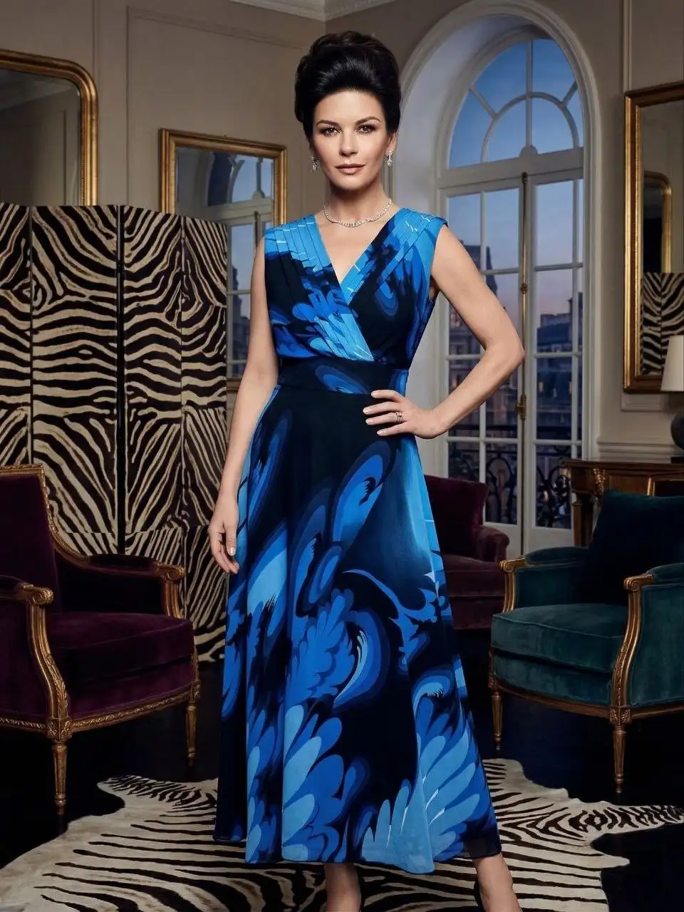 Шифоновое платье 48 размера - Женская одежда (Одежда) в Москва