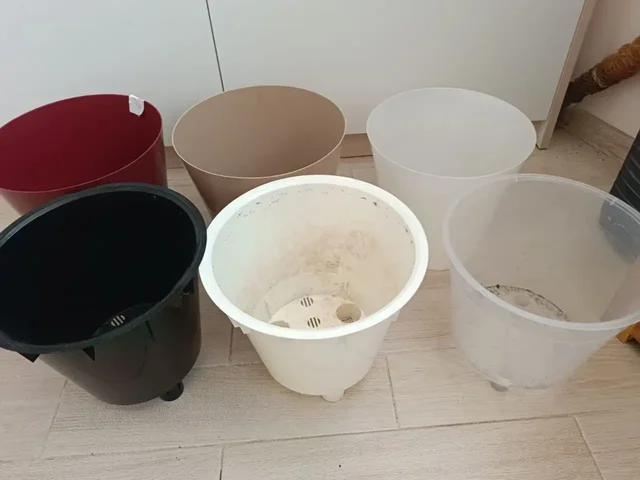 Двойные горшки для цветов 5 литров БУ - Сад и огород в Московский