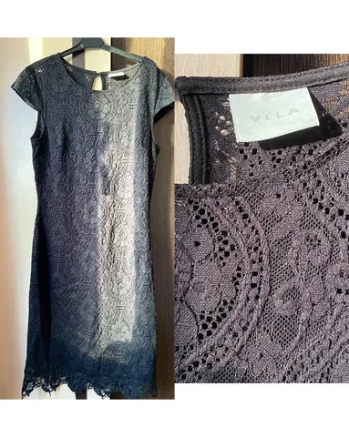 Женское платье из гипюра бренда Vila размер S - Женская одежда в Подольск