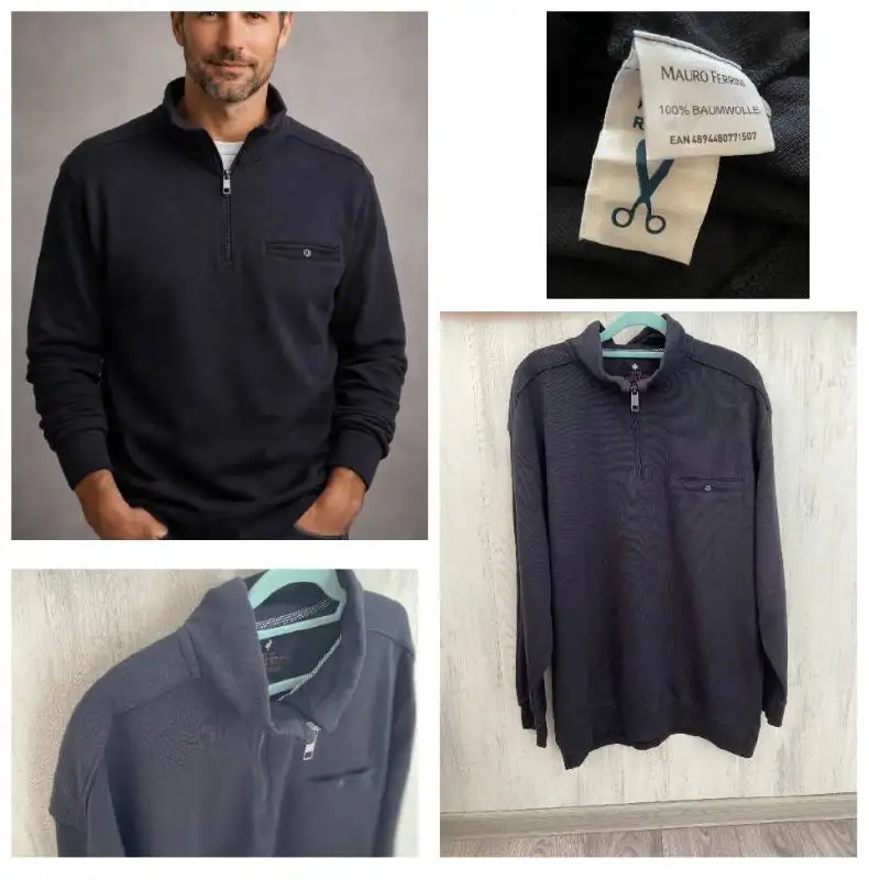 Мужской свитер Mauro Ferrini XXL, 100% хлопок, новый - Мужская одежда (Одежда) в Неизвестно