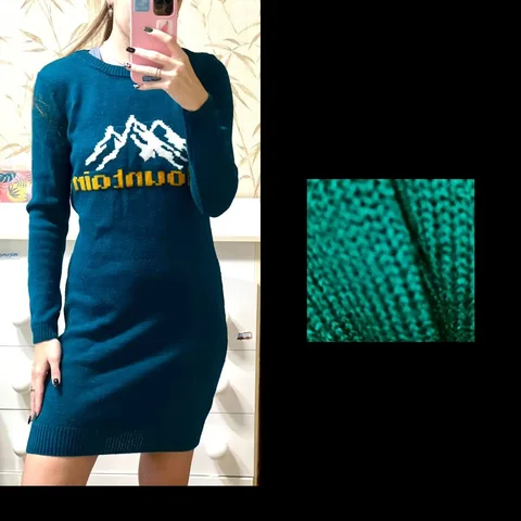 Платье зеленое, размер 40-42, акрил - Шорты в Подольск