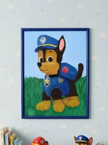 Картина в детскую б/у в раме - Искусство и антиквариат в Москва