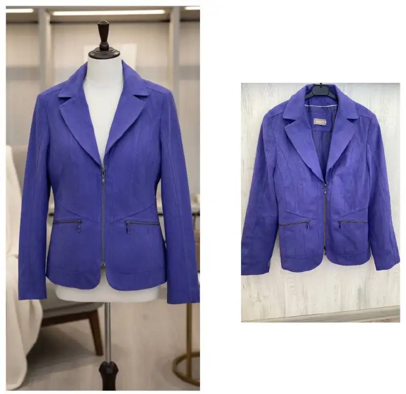 Пиджак женский замшевый Gelco размер 46 - Верхняя одежда (Одежда) в Москва